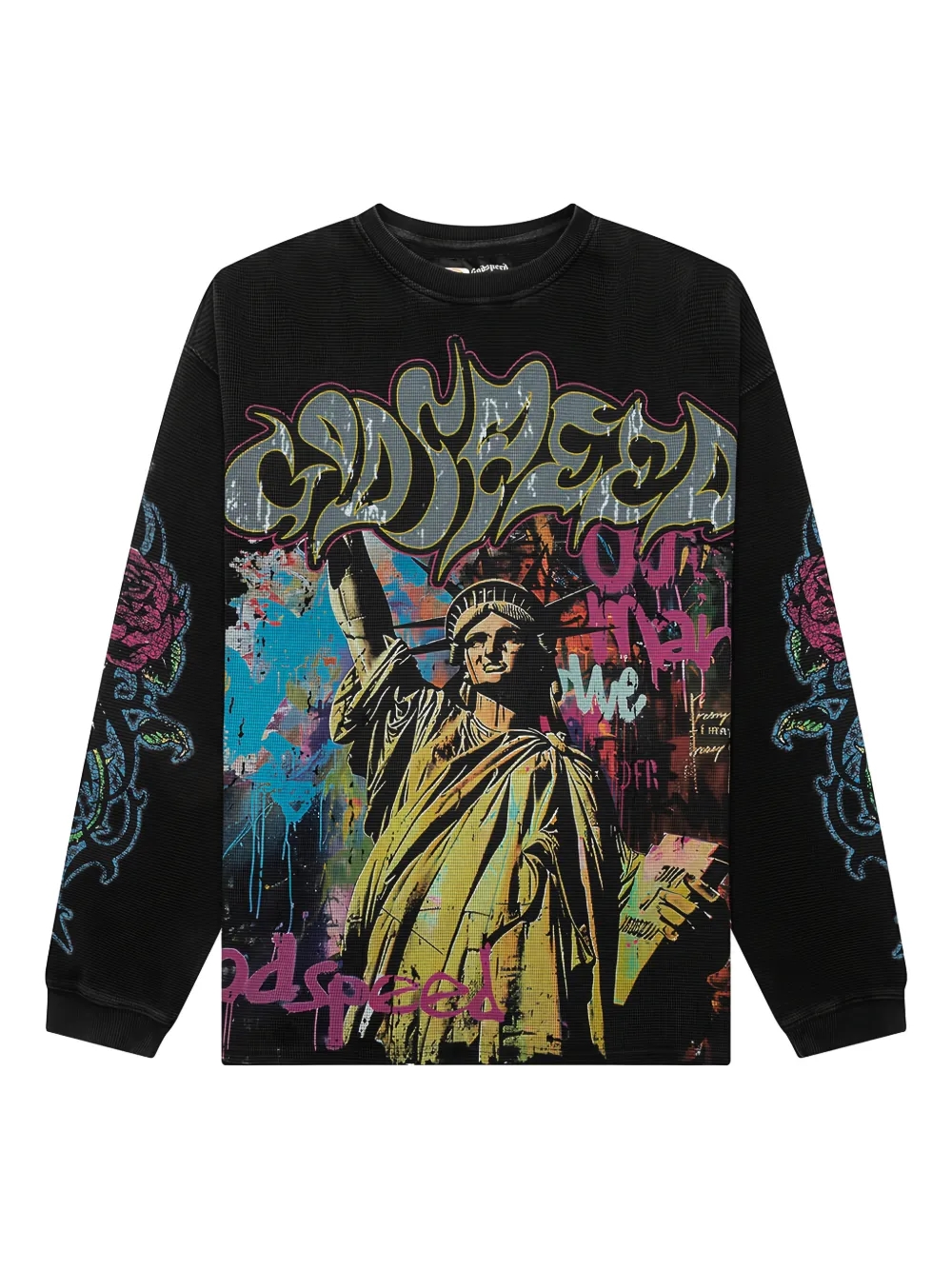 GODSPEED Vandal graphic sweatshirt front view