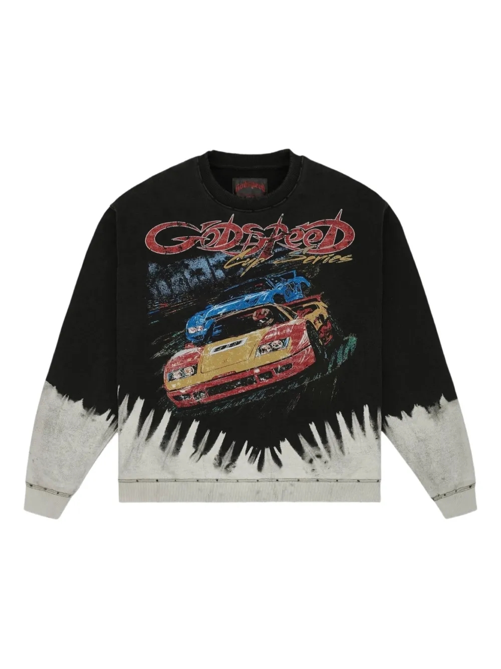 GODSPEED F.T.W LS graphic sweater front view